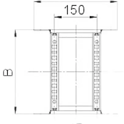 Gomito a cerniera Bettermann LGBE 60×500mm p.passerella cavi zincato i.continuo 