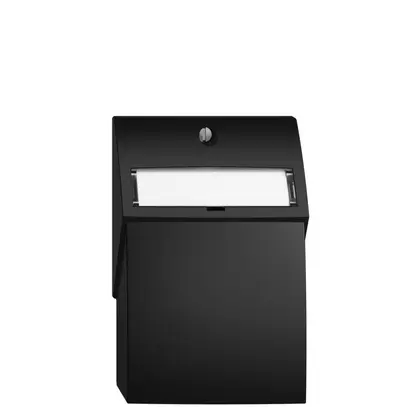 Montageset EDIZIOdue, mit Flachauslasshaube, für 2×RJ45, schwarz 