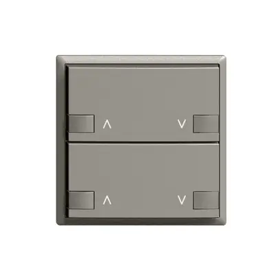 Tasto INC ZEP mot. 2c/2t staz.centr/sec. EDIZIOdue grigio scuro 