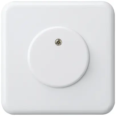 Plaque d'obturation ENC basico Ø43mm blanc 
