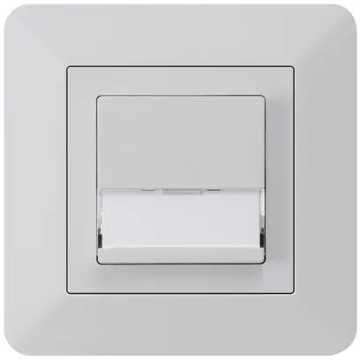 Tasto di suoneria INC A/1L kallysto.trend grigio chiaro porta-etichetta 37×15mm 