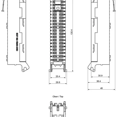 Modulo di spina frontale PLC Siemens SIMATIC S7-1500, 35mm 40 poli push-in 
