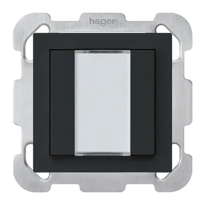 Poussoir ENC kallysto B KNX 2× s/e-link noir 