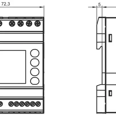 Misuratore di potenza AMD Siemens SENTRON PAC1600 3×5A 
