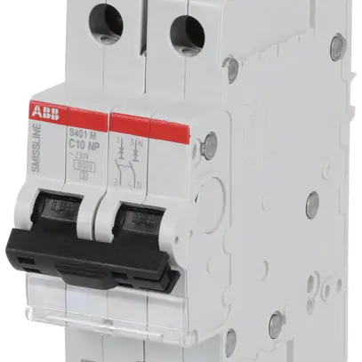 Disjoncteur SMISSLINE TP S 2×10A C 10kA NP 