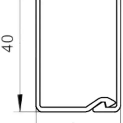 Canale d'installazione Bettermann WDK 40×25×2000mm bianco puro 