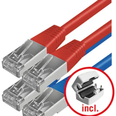 Cavo di collegamento ESYLUX SmartDriver RJ45 Set 2, 10m, 8×rosso, 8×blu 
