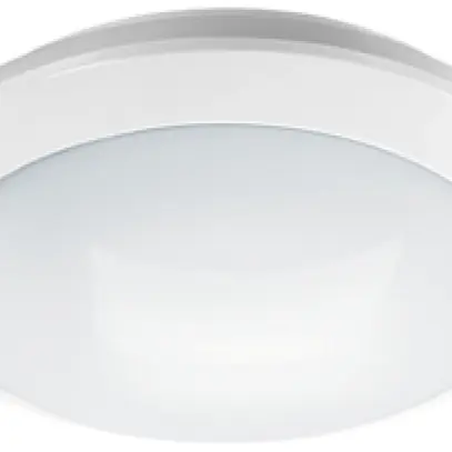 Plafonnier/Applique LED ESYLUX ALMA 300, 16W 4000K 1550lm Ø300×87mm IP65, blanc 