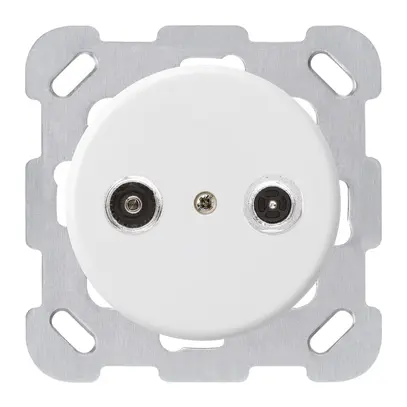 Prise de passage ENC basico TV-R 14dB blanc 