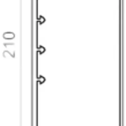 Canale d'installazione Bettermann WDK 60×210×2000mm grigio chiaro 