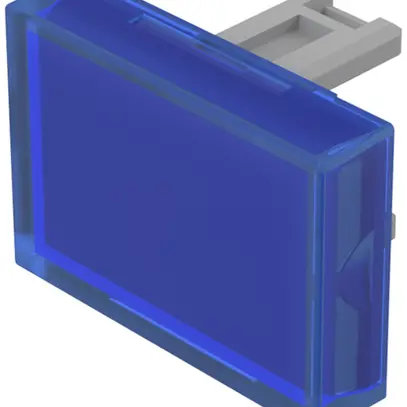 Cofano pressione EAO31 15×21mm transparente, blu 