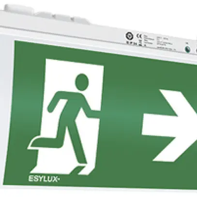 Lampada di emergenza ESYLUX SLA FLPi SC-CH, 8W/T5.352×195×90mm 