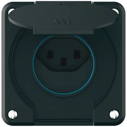 Prise ENC robusto 1×type 23 IP55 noir 