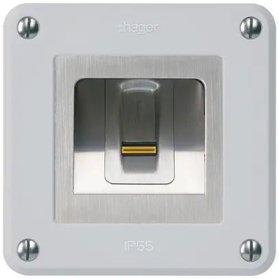 Lecteur d'empreintes digitales NUP Hager ekey-arte robusto C gris 