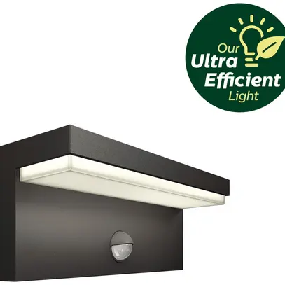 Applique LED Philips Bustan IR 3.8W 800lm 4000K IP44 antracite 