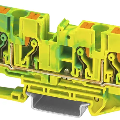 Borne de protection 0.5…6mm² Push-in.vt-jn PT 6-QUATTRO-PE 