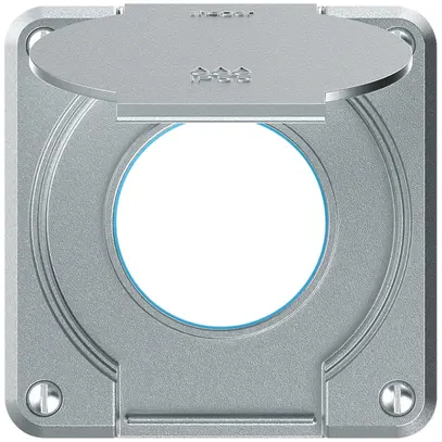 Partie supérieure robusto pour prise IP55 avec joint rond aluminium 