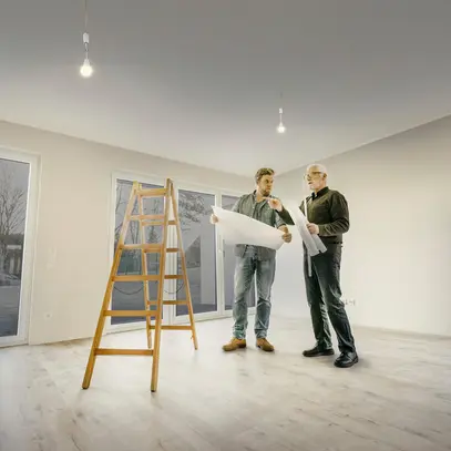 Luminaire de chantier LED LEDVANCE 10W 1055lm 840 Ø60×98mm blanc 3 pcs 