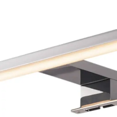 Lampada per specchio LED SLV DORISA, 7W 4000K 350lm lungo IP44 cromata 