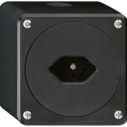 Prise AP robusto type 13 noir sans clapet 
