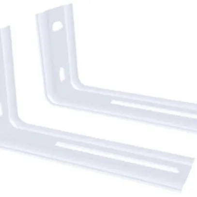 Staffa a parete ESYLUX 110 per ELX, SLX, bianco  1 paio 