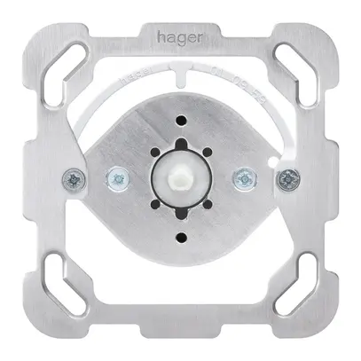 Inserto interruttore rotativo Hager S2/1L con piastra di fissaggio 