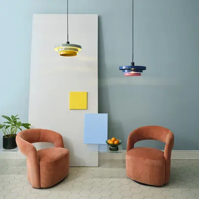 Pendelleuchte LEDVANCE Decor Layers E27 1×15W Ø400mm grün 
