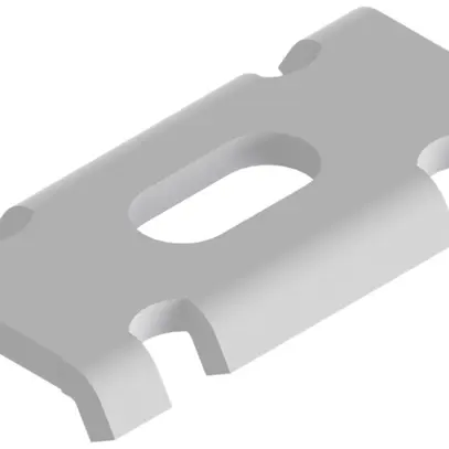 Pezzo di fissaggio Lanz 40×21mm senza vite A4 