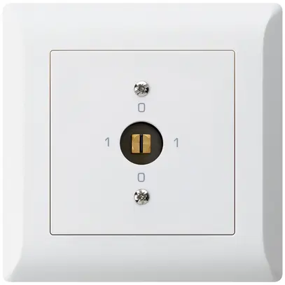 Interruttore a chiave d'innesto INC kallysto.line 0/1L bianco 
