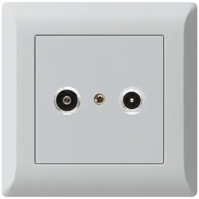 Presa antenna INC kallysto.line R/TV 19dB 2GHz grigio chiaro 