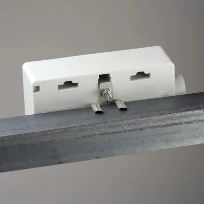 Attache de rebord Caddy 2 trou Ø5mm rebord 3…6mm, acier à ressort ARMOUR 
