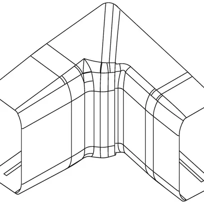 Angle intérieur tehalit LFW 1250, blanc trafic 