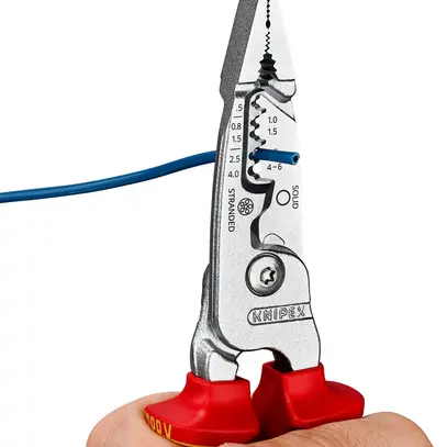 Pince à dénuder KNIPEX WireStripper VDE 0.5…6mm² 200mm 
