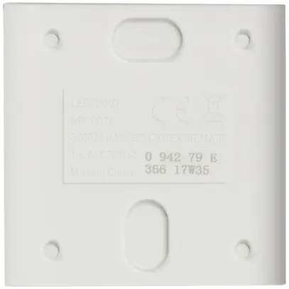 Tasto di suoneria senza fili Legrand Premium 100m, 3V, IP54, bianco 