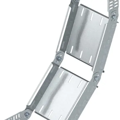 Gomito verticale Bettermann RGBV 90° 60×200mm zincato per canale MKS 
