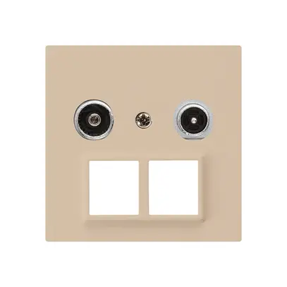 Presa multimedia kallysto R/TV montaggio A 10.5dB 2GHz beige 