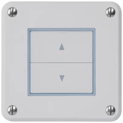 Interrupteur pour stores ENC robusto IP55 gris avec 2 touches de fonction 