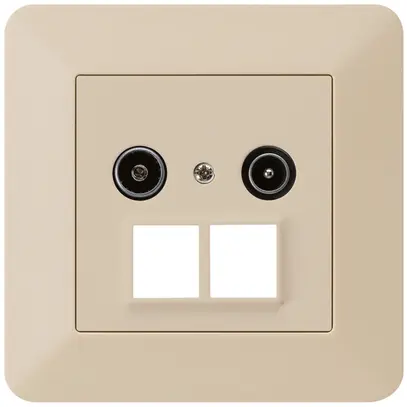 Prise d'antenne ENC R/TV HMS kallysto.trend 23dB beige 
