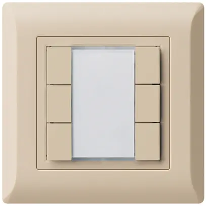 Poussoir universel ENC 6×kallysto.line sans LED beige 