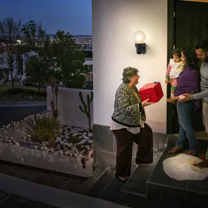 Applique LEDVANCE SMART+ Globe PIR SEN E27 1×15W IP44 noir 