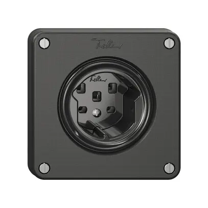 Prise NEVO, 1×T25, noir 
