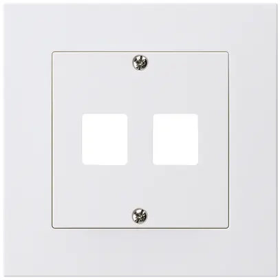 Kit frontal ENC HMS kallysto.pro pour 2 modules blanc 