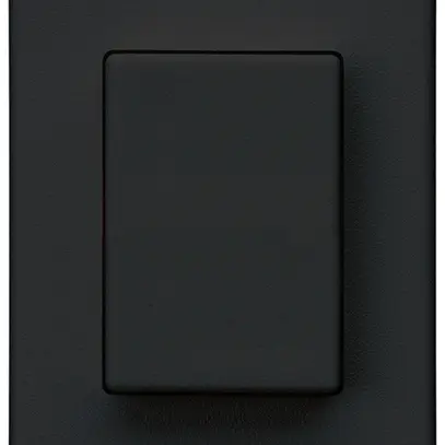Interruttore a pulsante INS Hager FLF 10A/250V 3/1L nero 