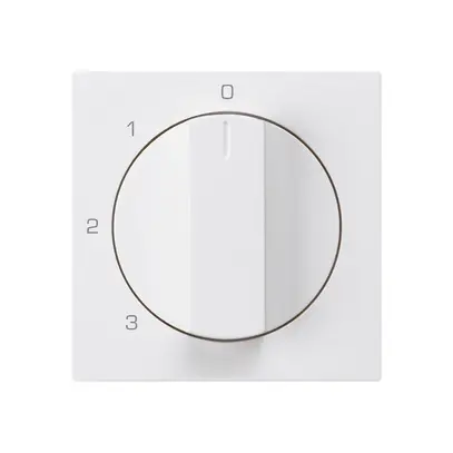 Kit di copertura kallysto interruttore rotativo 0123 bianco 