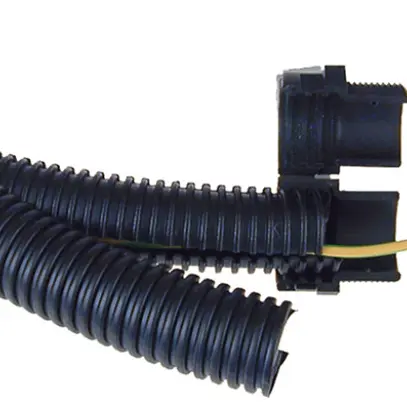 Tubo materia sintetica Duplex 23mm nero 
