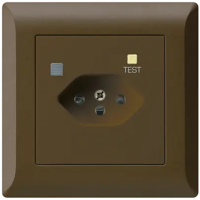 Presa INC KLI T13 FI 30mA marrone 