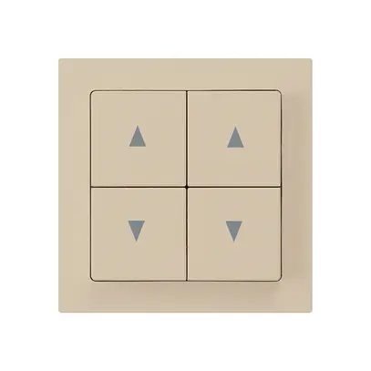 UP-Storenschalter kallysto A beige mit 4 Funktionstasten 
