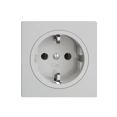 Presa SCHUKO EDIZIOdue F, 16A, 250VAC, L+N+PE grigio chiaro 
