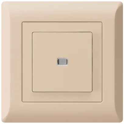 Pulsante luminoso INC kallysto.line A-R/2P beige 
