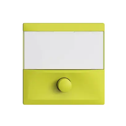 Tasto con porta-etichetta EDIZIOdue lemon 